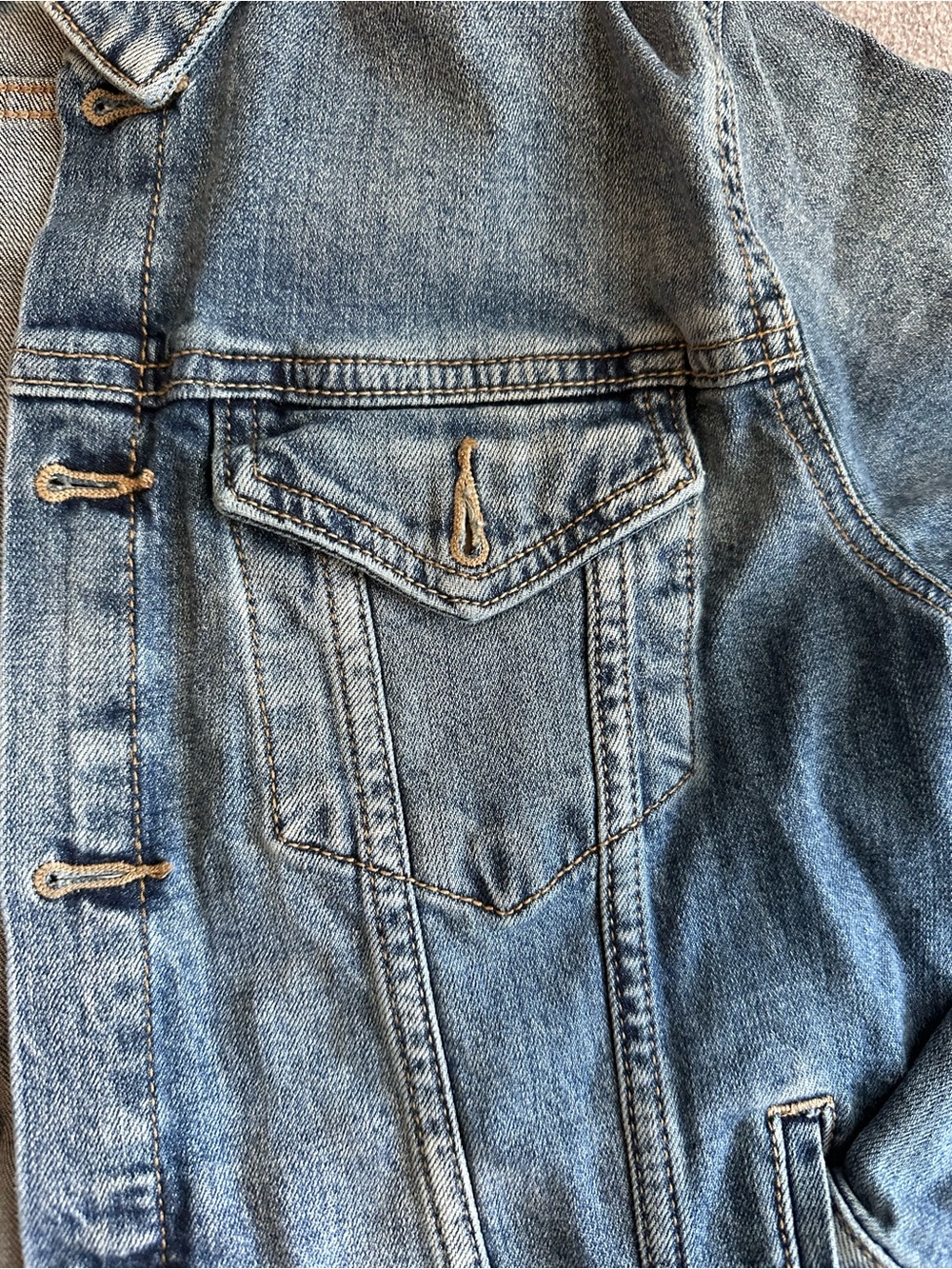 Lucky Brand Light Blue Denim Jacket - Picture 3 of 16